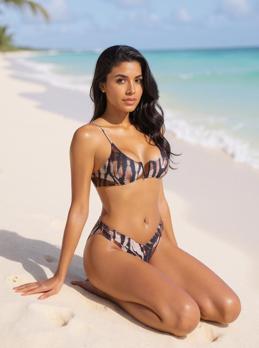 Isla Triangle Cut Bikini Set – Sleek and Minimalist Swimwear