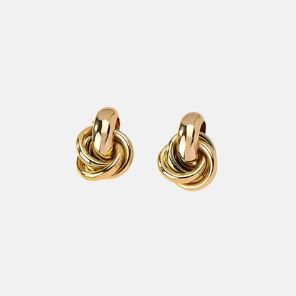 Bold Gold-Plated Hoop Earrings