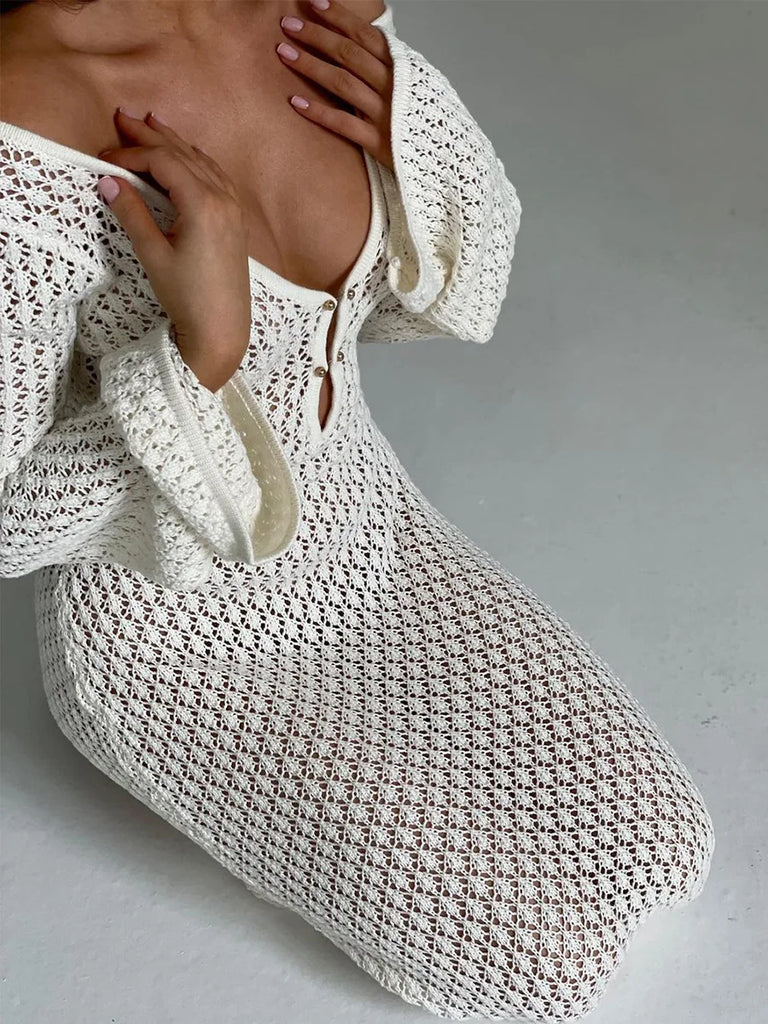Keyhole Front Beach Dress