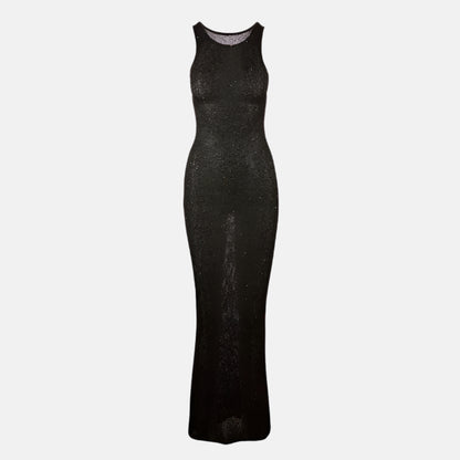 Serena Glitter Knit Bodycon Maxi Dress – Yellow or Black