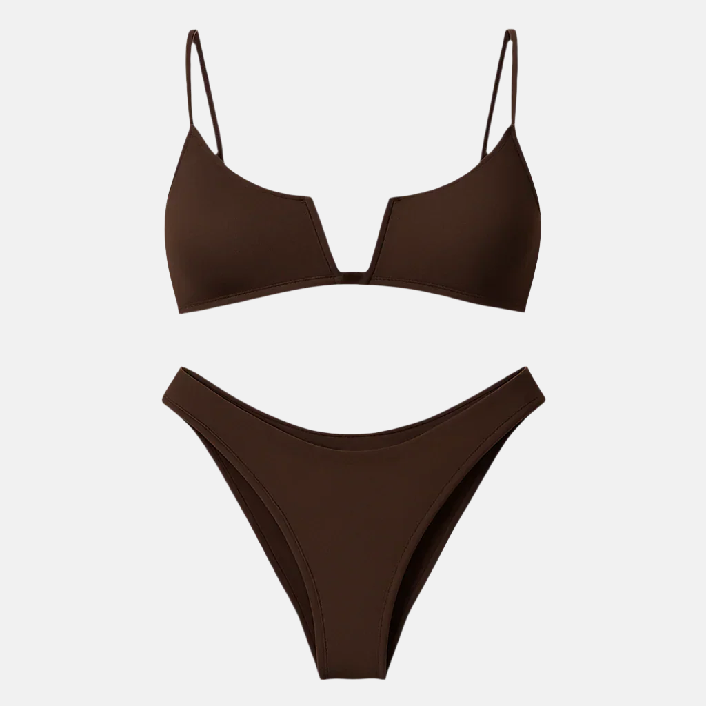 Isla Triangle Cut Bikini Set – Sleek and Minimalist Swimwear