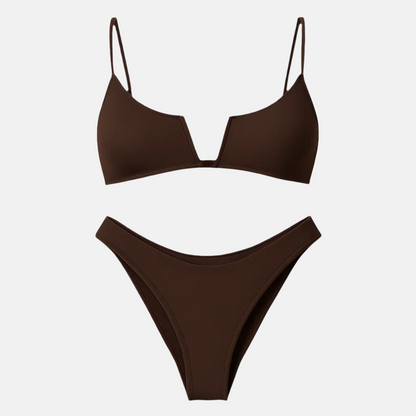 Isla Triangle Cut Bikini Set – Sleek and Minimalist Swimwear