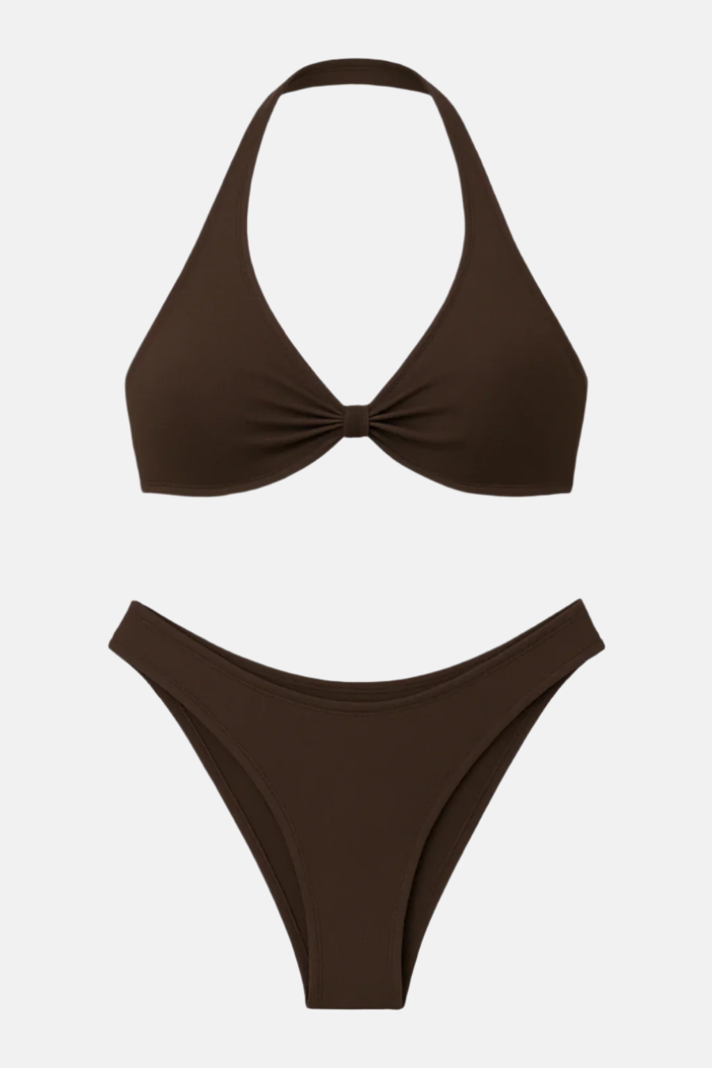 Ida Noir Bikini Cut-Out Bikini
