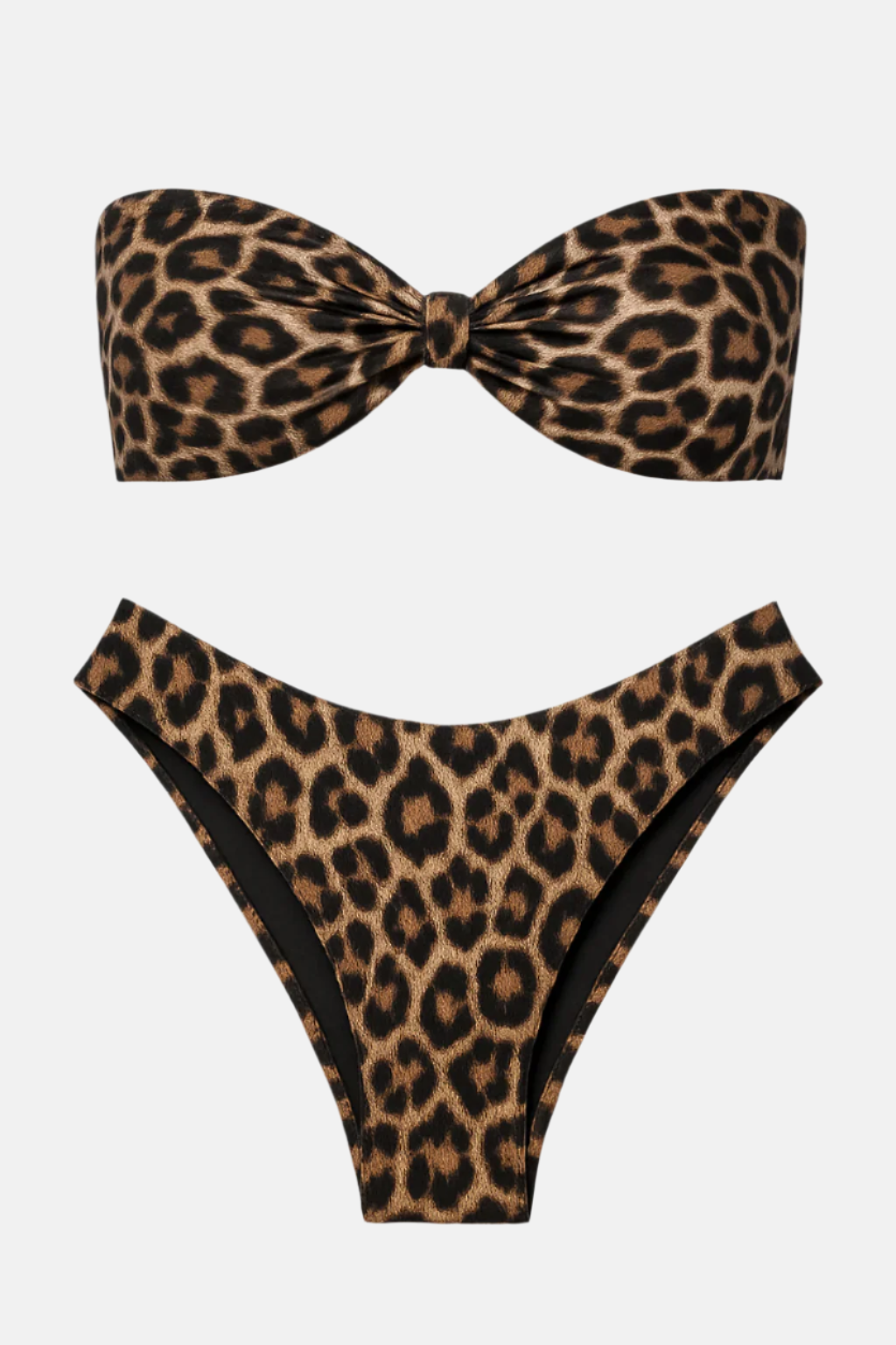 Anika Bronze Safari Stripes Bikini Set