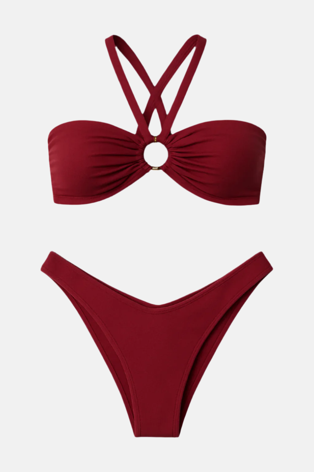 Nina Scarlet Bikini Elegant Set