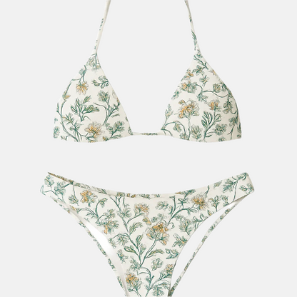 Emma Crimson Bikini Two-Piece Set – Sexy & Sleek Poolside Look